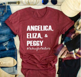 Angelica, Eliza and peggy, Schuyler Sisters