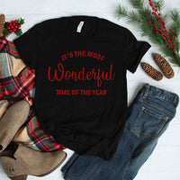 It's The Most Wonderful Time of the Year Short Sleeves / Funny Christmas Shirt / Women's Christmas Shirt / Christmas Shirt / Jingle Shirt / Jingle Tee