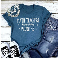 Math Teachers Have a lot of Problems