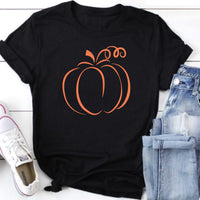 Pumpkin Silhouette Halloween Shirt